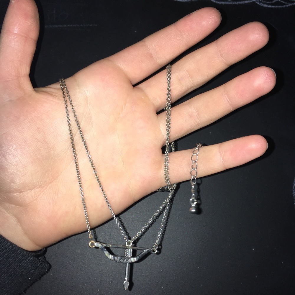 Bow and arrow necklace